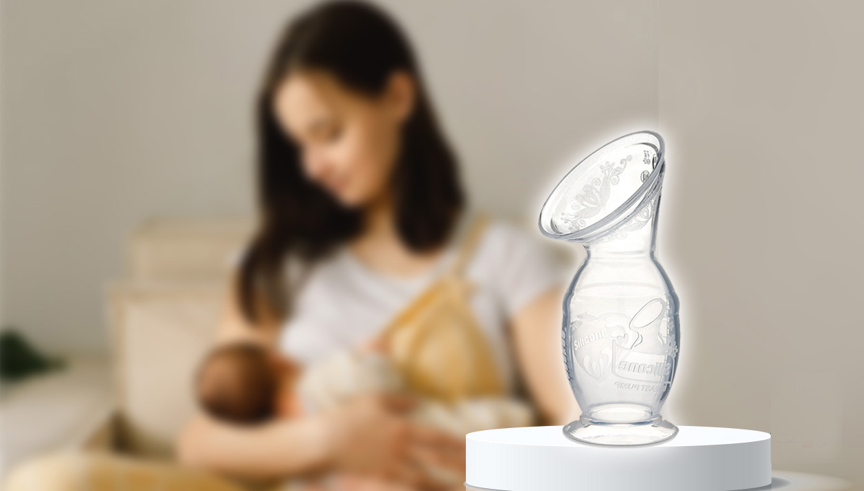 Dojenje bebe i haaka pumpica za izmlazanje