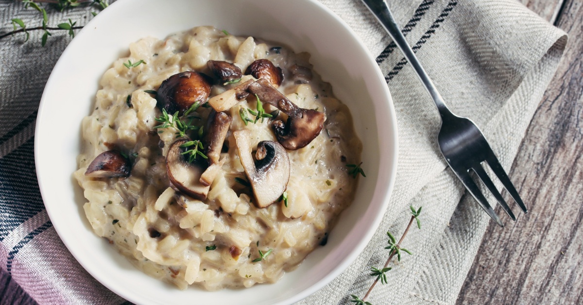 rižoto sa pečurkama