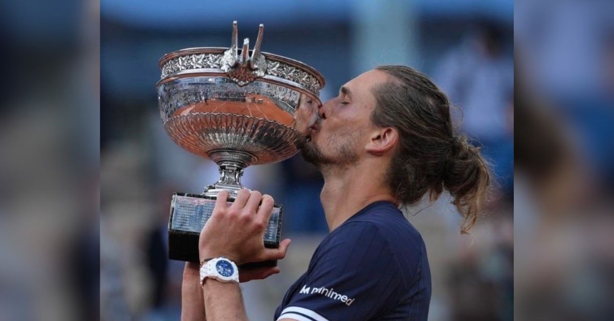 Aleksandar Zverev teniser pehar Roplan Garos